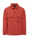 Manifattura Ceccarelli Jacket With Front Pockets In Red