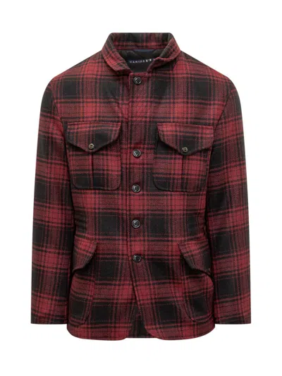 Manifattura Ceccarelli Red And Black Checkered Jacket