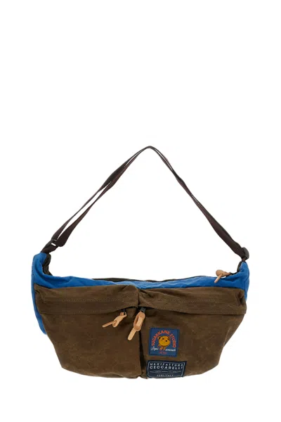 Manifattura Ceccarelli Multicolor Cotton Belt Bag In Brown