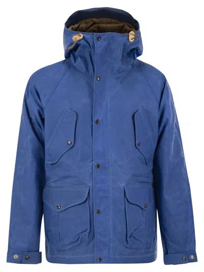 Manifattura Ceccarelli New Fisherman - Parka With Hood In Bluette