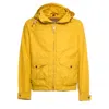 Manifattura Ceccarelli Versatile Blazer Coat With Metal Zip Closure In Yellow