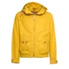 Manifattura Ceccarelli Versatile Blazer Coat With Metal Zip Closure In Yellow