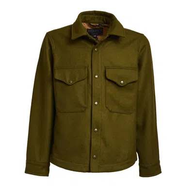 Manifattura Ceccarelli Wool Heavy Shirt In Green