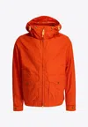 Manifattura Ceccarelli Zip-up Windbreaker Jacket In Orange