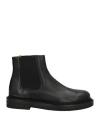 Manifatture Etrusche Man Ankle Boots Black Size 9 Soft Leather In Black