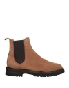 Manifatture Etrusche Man Ankle Boots Khaki Size 7 Soft Leather In Beige
