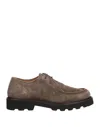 Manifatture Etrusche Lace-up Shoes In Beige
