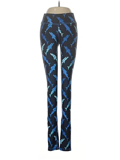 Pre-owned Manifesta Leggings In Blue