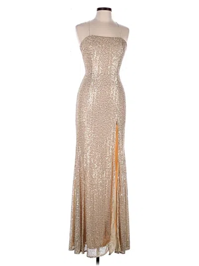 Pre-owned Maniju Cocktail Dress In Gold