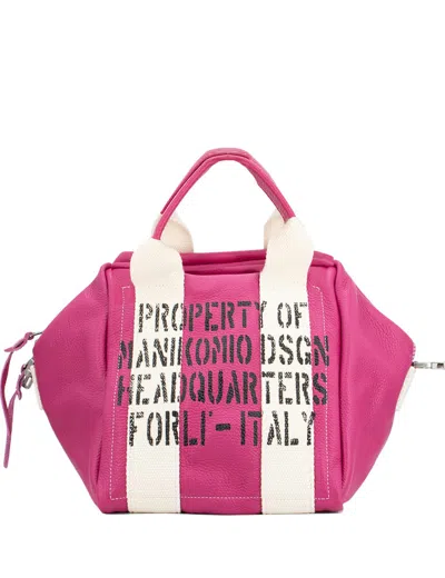 Manikomio Dsgn Shoulder Bag In Pink