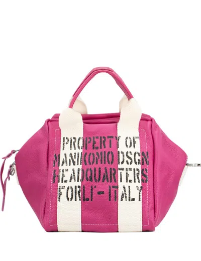 Manikomio Dsgn Shoulder Bag In Fucsia