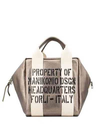 Manikomio Dsgn Shoulder Bag In Metallic