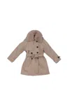 Manila Grace Coats Beige In Beige Chiari E Naturali