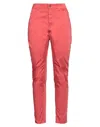 Manila Grace Denim Pants In Red