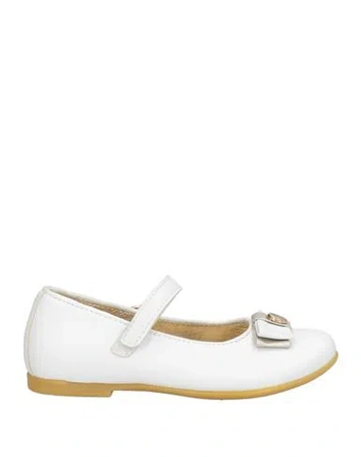 Manila Grace Babies'  Girl Toddler Girl Ballet Flats White Size 10c Leather