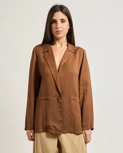 Manila Grace Jackets In Brown