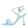 Manila Grace Sandals Light Blue In Azzurro Blu E Verdi