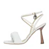 Manila Grace Sandals White In Bianco Chiari E Naturali