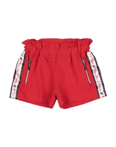 Manila Grace Babies'  Toddler Girl Shorts & Bermuda Shorts Red Size 5 Polyester, Elastane