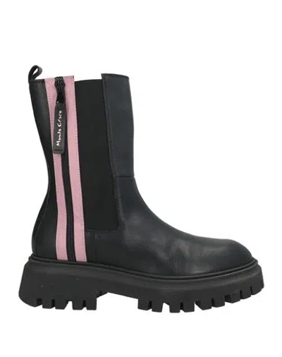 Manila Grace Woman Ankle Boots Black Size 6 Leather