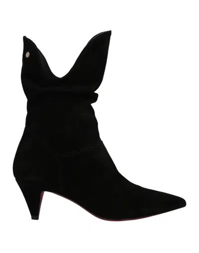 Manila Grace Ankle Boots In Black