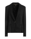 Manila Grace Woman Blazer Black Size 10 Viscose, Polyamide, Elastane