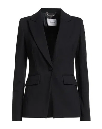 Manila Grace Woman Blazer Black Size 12 Viscose, Polyamide, Elastane