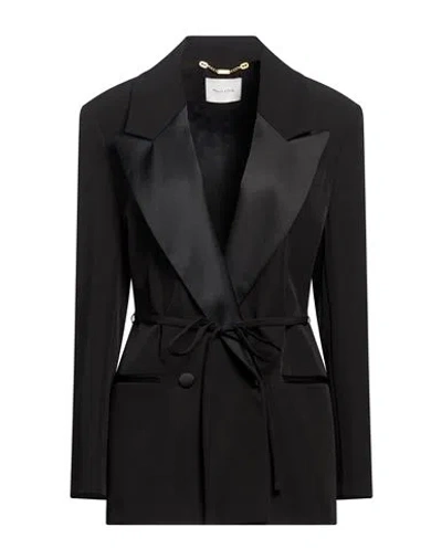 Manila Grace Woman Blazer Black Size 2 Polyester, Elastane
