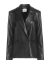 Manila Grace Woman Blazer Black Size 6 Polyester, Polyurethane