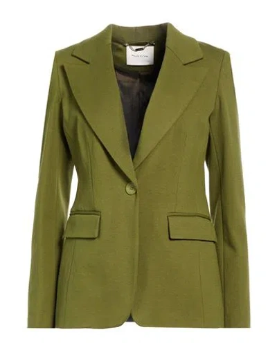 Manila Grace Woman Blazer Green Size 4 Viscose, Polyamide, Elastane