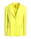 Manila Grace Woman Blazer Lime Green Size 4 Viscose, Polyamide, Elastane