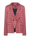 Manila Grace Suit Jackets In Red