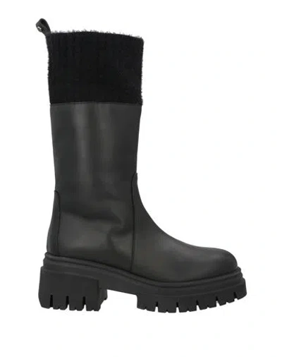 Manila Grace Woman Boot Black Size 7 Leather