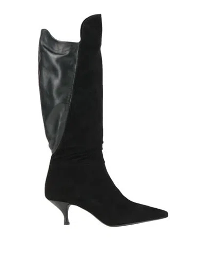 Manila Grace Woman Boot Black Size 8 Leather