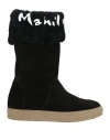 Manila Grace Woman Boot Black Size 8 Leather