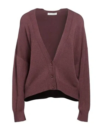 Manila Grace Woman Cardigan Chocolate Brown Size Xl Viscose, Polyester, Polyamide