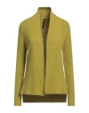 Manila Grace Woman Cardigan Lime Green Size Xs Polyamide, Wool, Viscose, Cashmere In Green