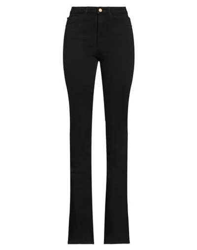 Manila Grace Woman Jeans Black Size 26 Cotton, Elastane