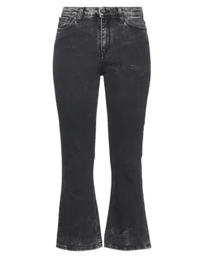 Manila Grace Woman Jeans Black Size 28 Cotton, Elastane