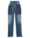 Manila Grace Woman Jeans Blue Size 27 Cotton, Elastane In Blue
