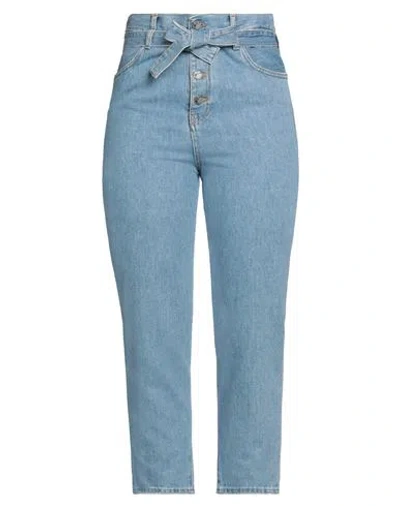 Manila Grace Woman Denim Pants Blue Size 27 Cotton