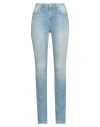 Manila Grace Woman Jeans Blue Size 28 Cotton, Elastane In Blue