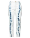 Manila Grace Woman Jeans Blue Size 28 Cotton, Elastomultiester, Elastane In Blue