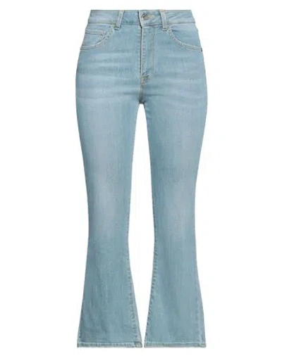 Manila Grace Woman Jeans Blue Size 32 Cotton, Elastane