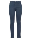 Manila Grace Woman Jeans Midnight Blue Size 25 Cotton, Elastane In Blue
