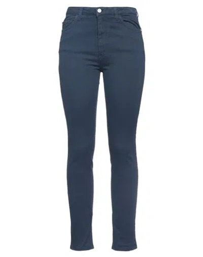 Manila Grace Woman Jeans Midnight Blue Size 25 Cotton, Elastane