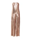 Manila Grace Woman Jumpsuit Sand Size 4 Polyester In Beige