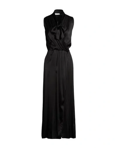 Manila Grace Woman Maxi Dress Black Size 10 Viscose, Elastane