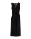Manila Grace Woman Maxi Dress Black Size 6 Polyester, Polyamide