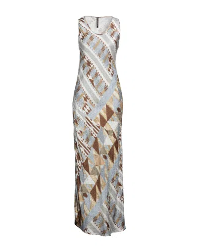 Manila Grace Long Dresses In Blue